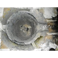 Aluminiumkippschmelzofen MORGAN, ± 600 kg, gasbeheizt 